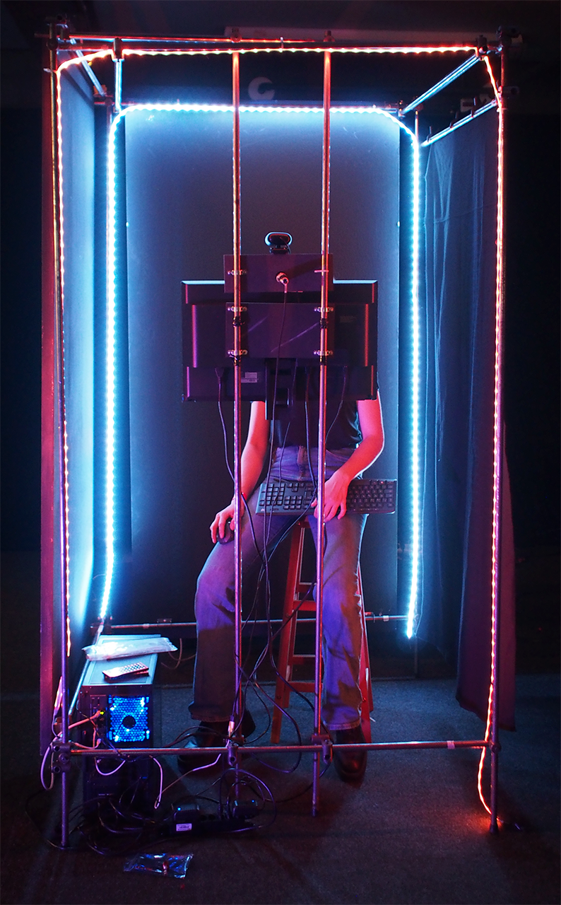 Faektual Reality an der AI + X Ausstellung, Oktober 2021