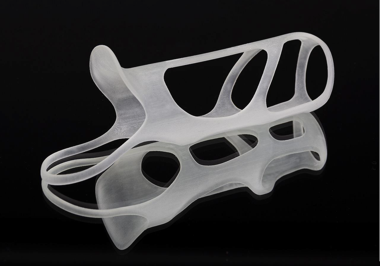 Photograph of the 3D-printed design prototype.