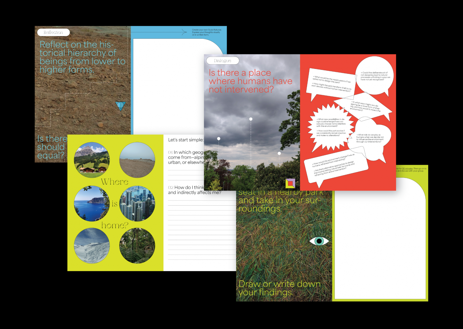 Journal Prototyp: Ansicht Beispielseiten