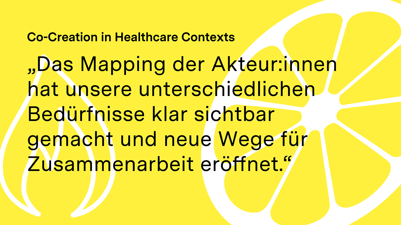 Feedback after a workshop as part of the “Co-Creation in Healthcare Contexts” project